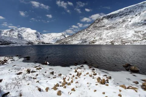 Llyn ogwen Stock Photos