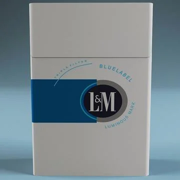 LM cigarettes 3D Model