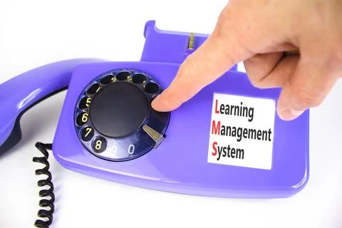 LMS learning management system symbol. Concept words LMS learning managemen.. 스톡 사진