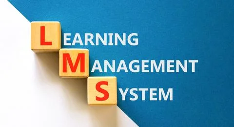 LMS learning management system symbol. Concept words LMS learning management  Stockfoto's