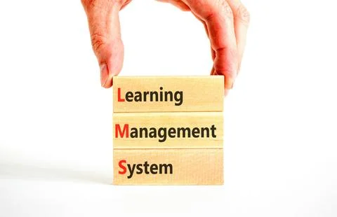 LMS learning management system symbol. Concept words LMS learning managemen.. Fotos de archivo