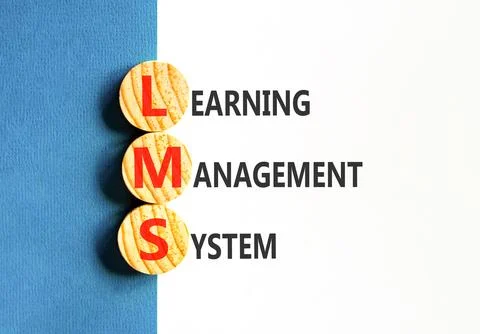 LMS learning management system symbol. Concept words LMS learning management  写真素材