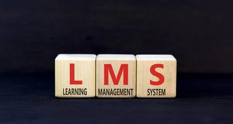 LMS learning management system symbol. Concept words LMS learning management  写真素材