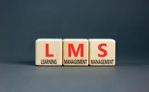 LMS learning management system symbol. Concept words LMS learning management  写真素材