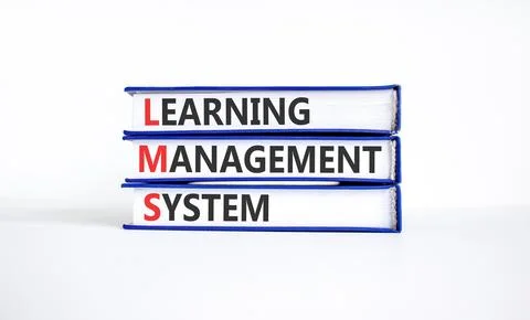 LMS learning management system symbol. Concept words LMS learning management  写真素材