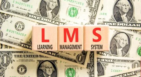 LMS learning management system symbol. Concept words LMS learning management  写真素材