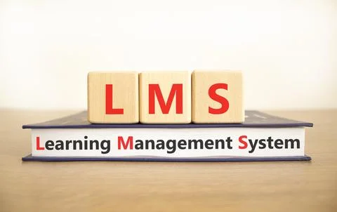 LMS learning management system symbol. Concept words LMS learning management  写真素材