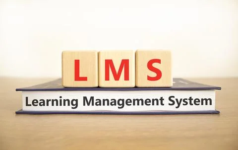LMS learning management system symbol. Concept words LMS learning management  写真素材