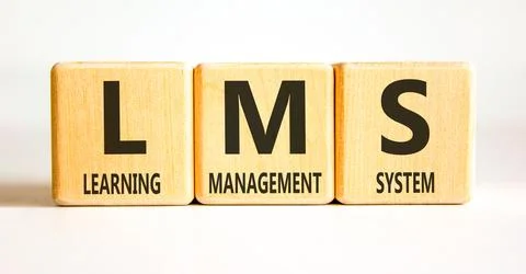 LMS learning management system symbol. Concept words LMS learning managemen.. Stock Photos