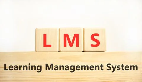 LMS learning management system symbol. Concept words LMS learning management  写真素材