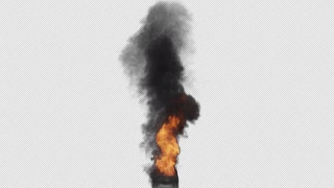 Ln Car Fire Alpha - High Quality Stock Footage Stock Footage 310746959