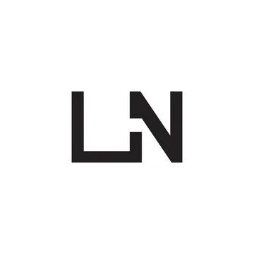 Ln initial letter vector logo Stock Illustration