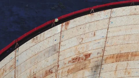 LNG Facility Construction 스톡 동영상 139238850