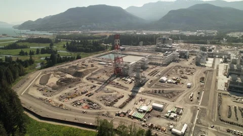 LNG Flare 1 Stock Footage 250640554