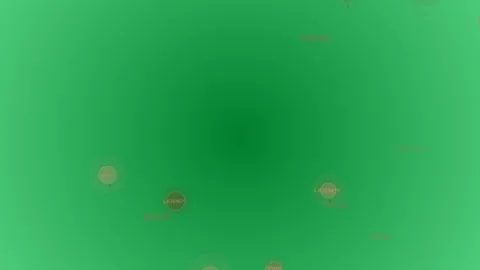 On load animated data viz unfolding on transparent canvas, orange nodes pulsing Stock Footage 329548500