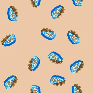 Load balancer cloud computing isometric icon seamless pattern イラスト素材