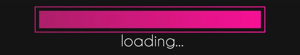 Load bar. Progress gradient download interface. Loading sign. Vector loader 스톡 일러스트