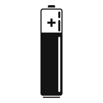 Load battery icon simple . Full energy Stock Illustration