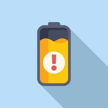 Load battery indicator icon flat vector. Shape interface イラスト素材