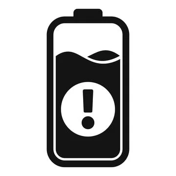 Load battery indicator icon simple vector. Shape interface 库存插图