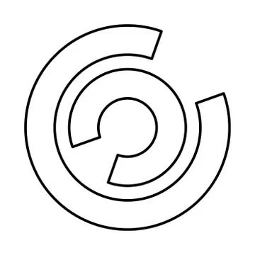 Load black icon . Stock Illustration