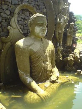 Load buddha statue Foto stock