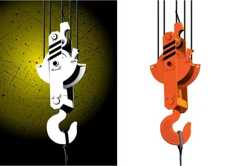 Load Capacity Crane Illustrazione stock