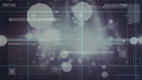 On load HUD initiating octagon drift, flares spreading, orbs floating, readout Vidéo 311699244