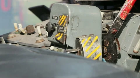 Load jettison button Stock Footage 42911751