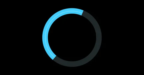 Load rotation buffering Stock Footage 254848833