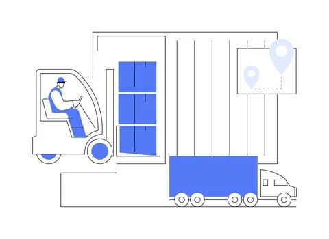 Load unit formation abstract concept vector illustration. Stock Illustration