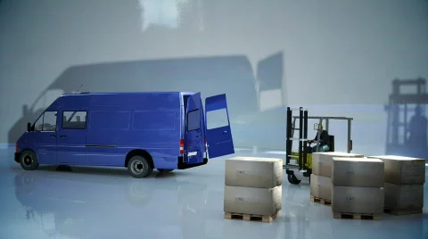 Load van Stock Footage 772959