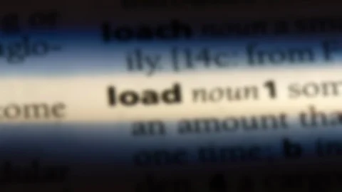 Load word in a dictionary. Stock Footage 99562800