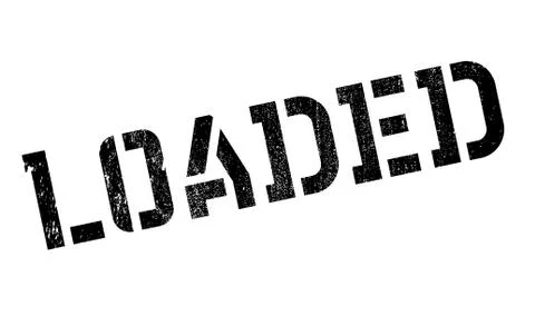 Loaded rubber stamp Stock-Illustration