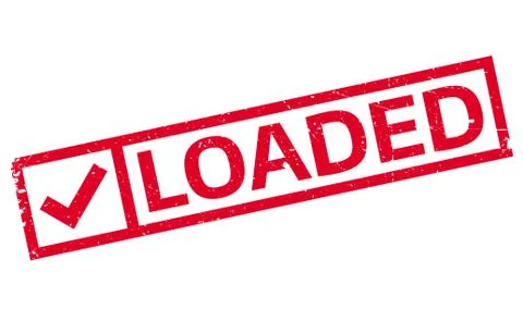 Loaded rubber stamp Stock-Illustration