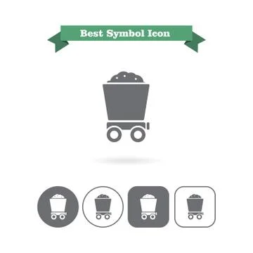 Loaded wagon 스톡 일러스트