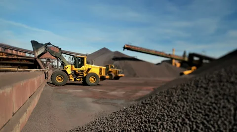 Loader bucket Video stock 39614633