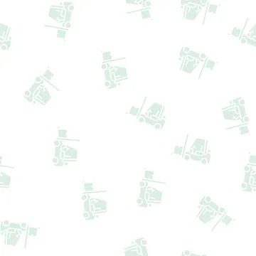 Loader cart color icon vector flat illustration Stock Illustration