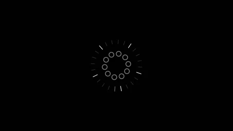 Loader circle Interface element download icon motion design full hd Stock Footage 165433304