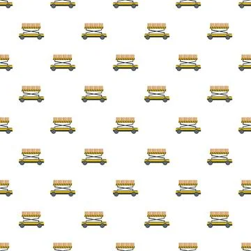 Loader platform pattern seamless Illustrazione stock