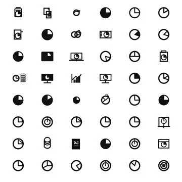 Loader, spinner, and loading progress symbols icons set illustration Ilustración de archivo