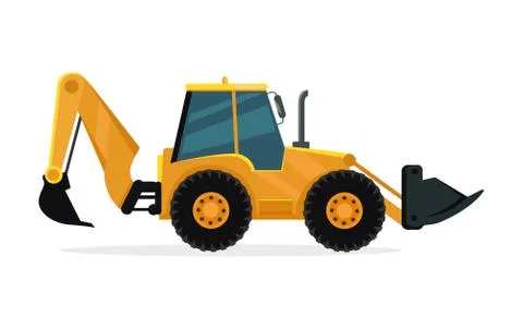 Loader Vector Illustration in Flat Design Illustrazione stock