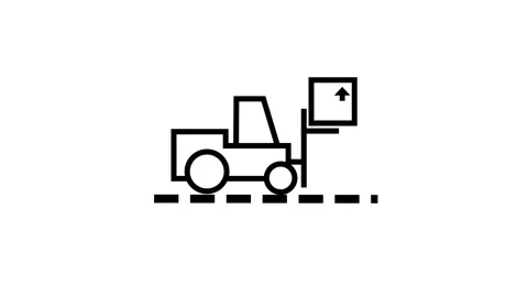 Loader Vehicle Icon Stock Footage 335815295
