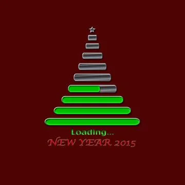 Loading 2015. Stock Illustration