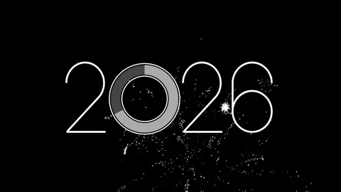 Loading 2026, Happy new year concept with fireworks effect, 4K computer gen.. Stock Footage 316752802