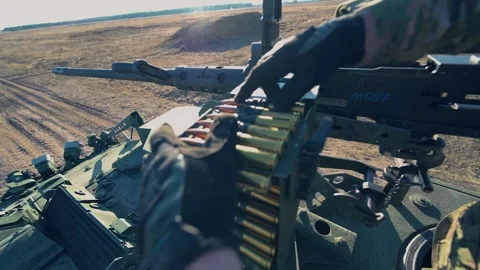 Loading 50 call down range Stock Footage 251631375