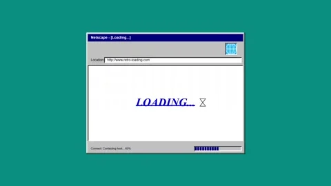 Loading 8 bit retro (5) Video stock 346872197