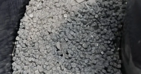 The loading of abrasive material in the grinding installation. Sharpening Stock Footage 77523095