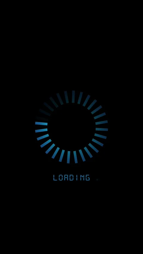 Loading And Buffering Icon Animation Looped Loading, virtual circle for internet Stock Footage 295948171
