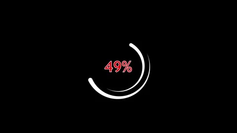 Loading And Buffering Icon Animation.Please wait for a while as it is uploa.. Stock Footage 307976999